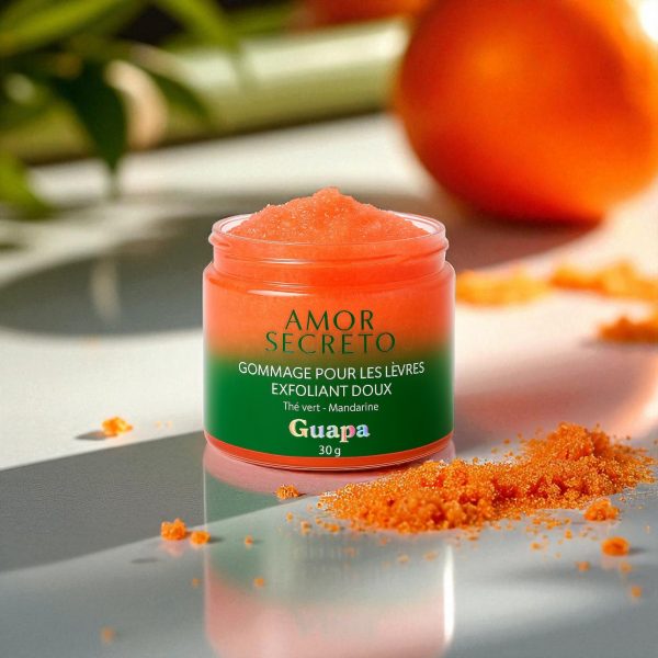 Sanftes Lippenpeeling – Grüner Tee & Mandarine – Bild 2