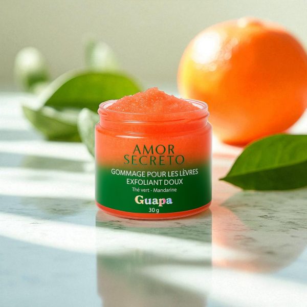Sanftes Lippenpeeling – Grüner Tee & Mandarine – Bild 3