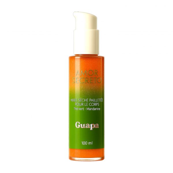 Schimmerndes Trockenöl mit Glitzer – Grüner Tee & Mandarine – Bild 9